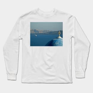 Santorini caldera Long Sleeve T-Shirt